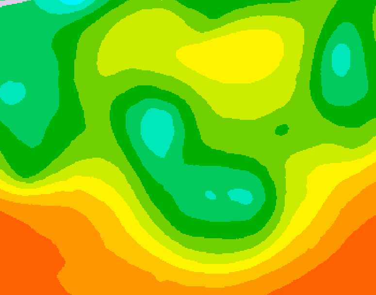 GDPS 500 millibar geopotential height 192 hour forecast chart for Canada based on 2026/06/08 1200Z data