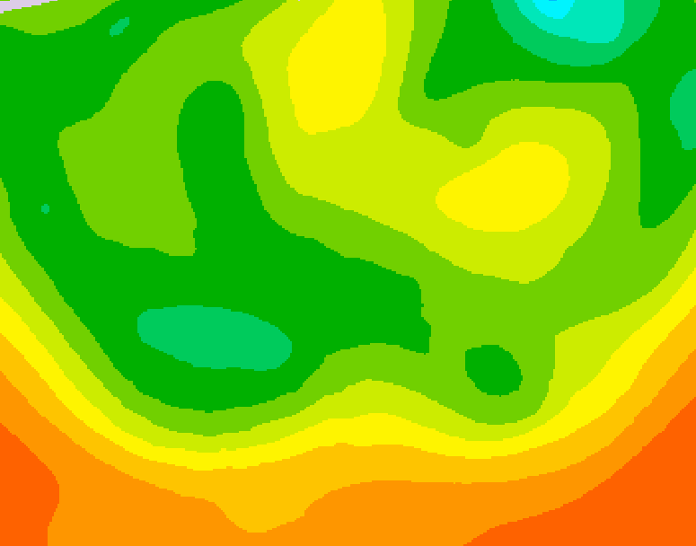 GDPS 500 millibar geopotential height 240 hour forecast chart for Canada based on 2026/06/08 1200Z data