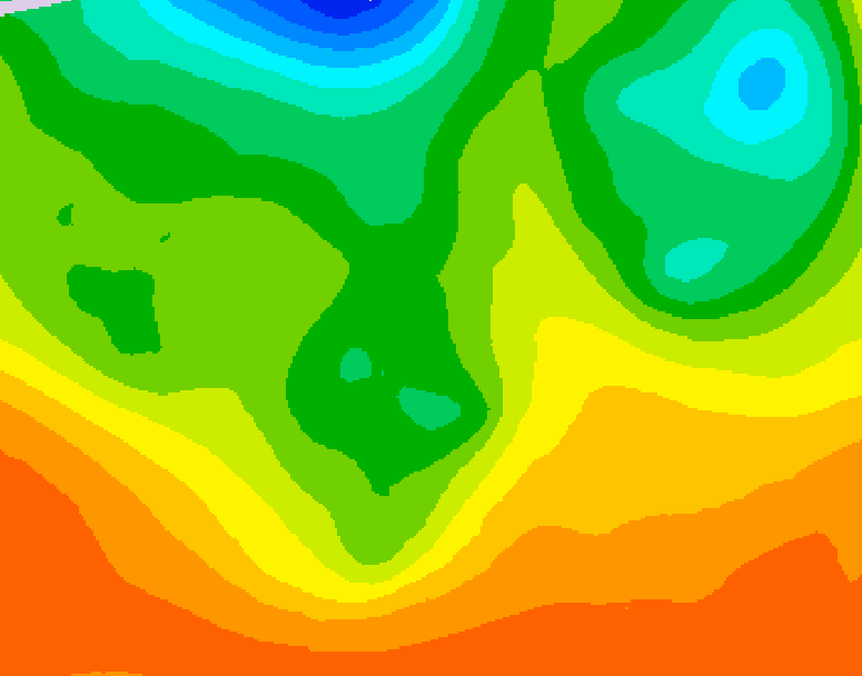 GDPS 500 millibar geopotential height 066 hour forecast chart for Canada based on 2026/06/09 0000Z data