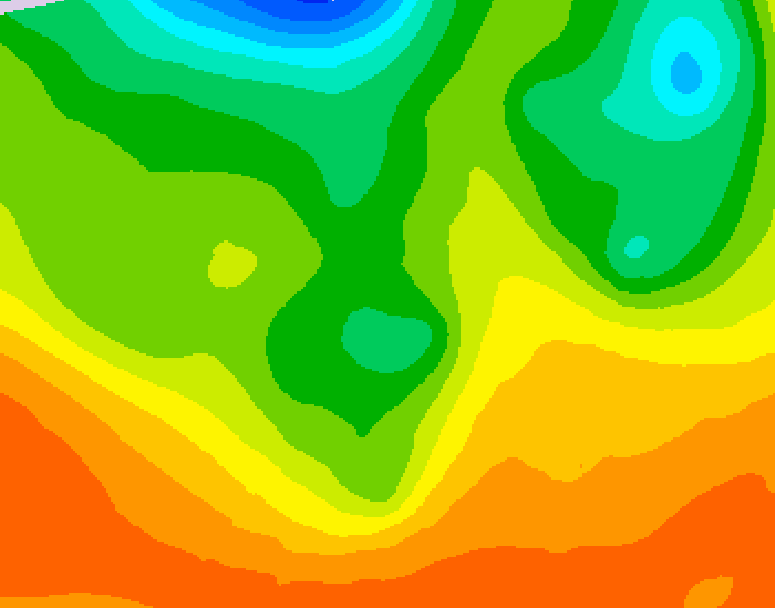 GDPS 500 millibar geopotential height 072 hour forecast chart for Canada based on 2026/06/09 0000Z data