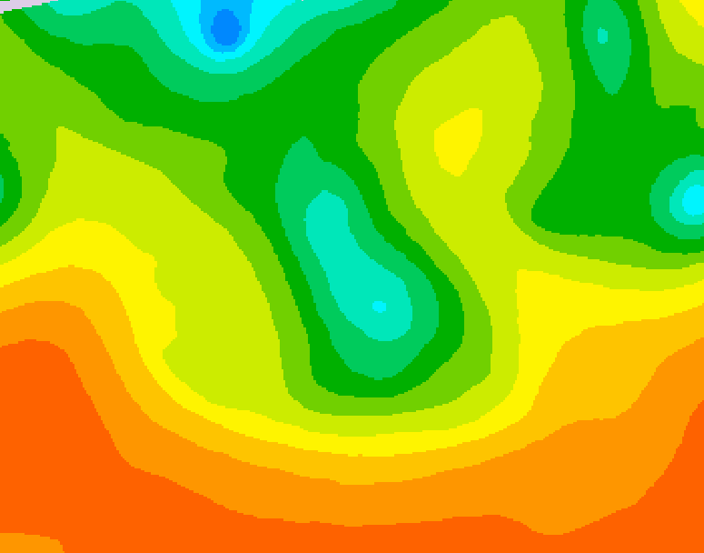 GDPS 500 millibar geopotential height 108 hour forecast chart for Canada based on 2026/06/09 0000Z data