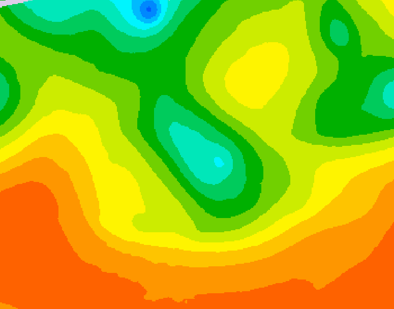 GDPS 500 millibar geopotential height 120 hour forecast chart for Canada based on 2026/06/09 0000Z data