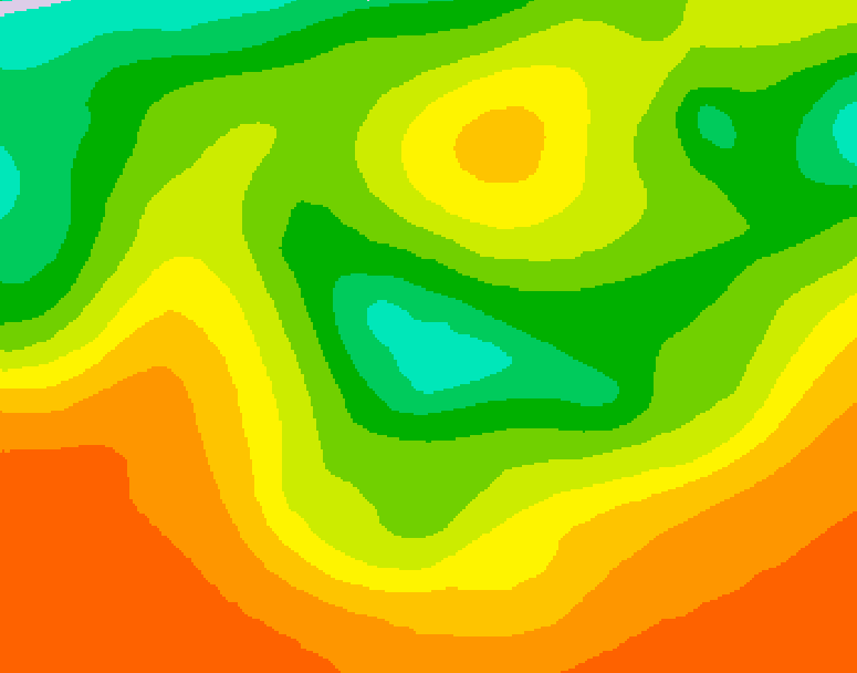 GDPS 500 millibar geopotential height 150 hour forecast chart for Canada based on 2026/06/09 0000Z data