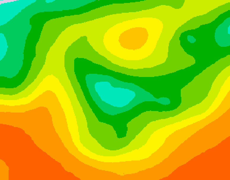 GDPS 500 millibar geopotential height 156 hour forecast chart for Canada based on 2026/06/09 0000Z data