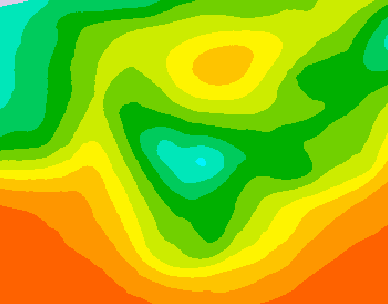 GDPS 500 millibar geopotential height 162 hour forecast chart for Canada based on 2026/06/09 0000Z data