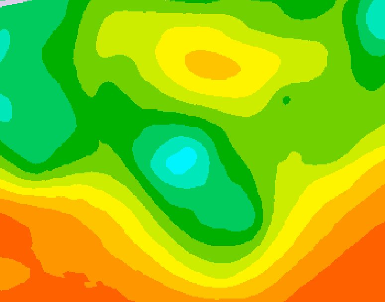 GDPS 500 millibar geopotential height 180 hour forecast chart for Canada based on 2026/06/09 0000Z data