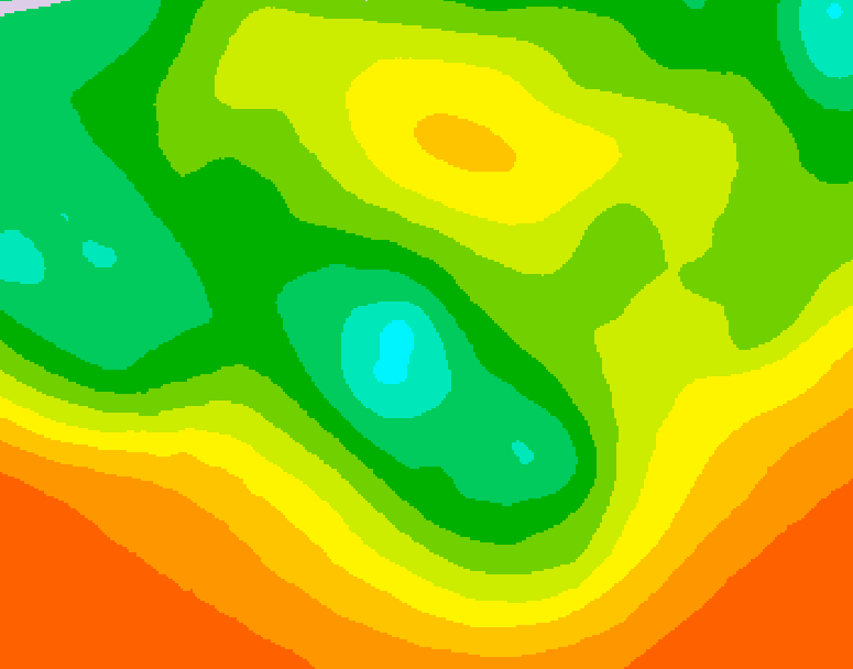 GDPS 500 millibar geopotential height 186 hour forecast chart for Canada based on 2026/06/09 0000Z data