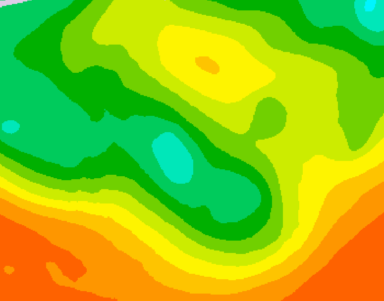 GDPS 500 millibar geopotential height 192 hour forecast chart for Canada based on 2026/06/09 0000Z data