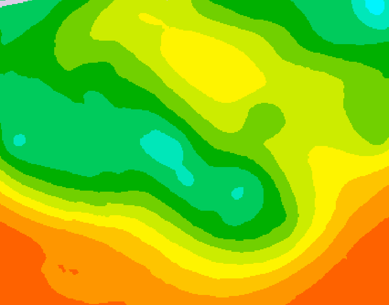 GDPS 500 millibar geopotential height 198 hour forecast chart for Canada based on 2026/06/09 0000Z data