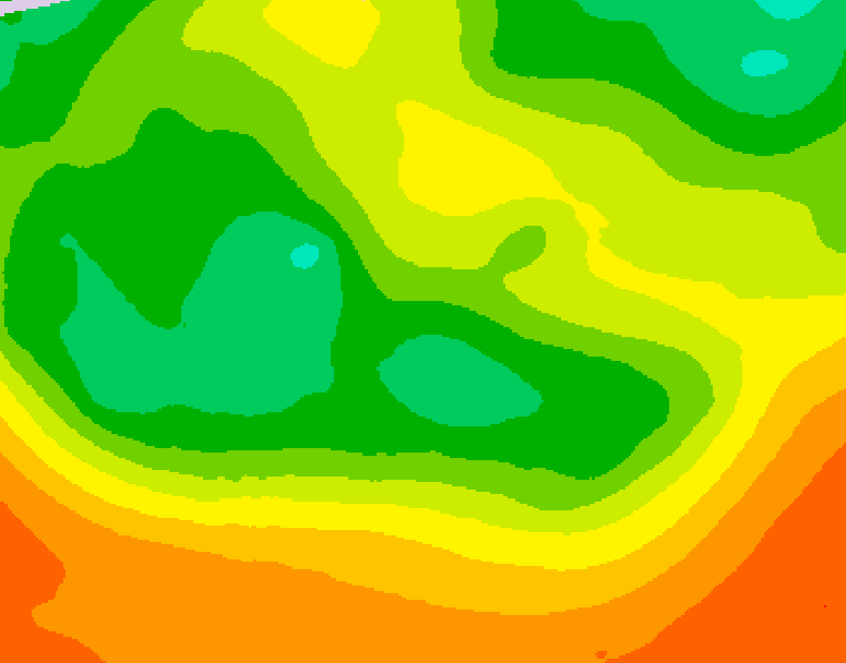 GDPS 500 millibar geopotential height 216 hour forecast chart for Canada based on 2026/06/09 0000Z data