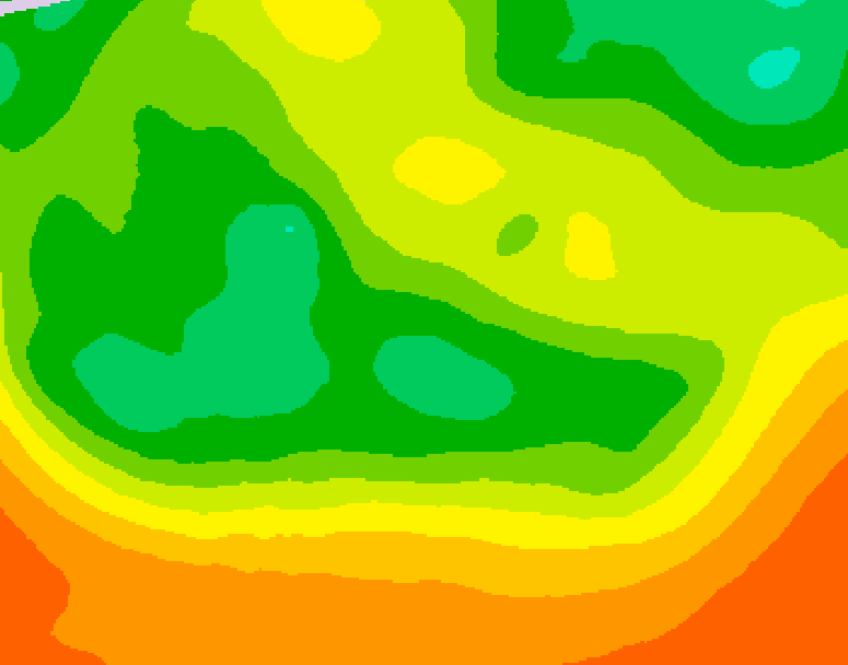 GDPS 500 millibar geopotential height 222 hour forecast chart for Canada based on 2026/06/09 0000Z data