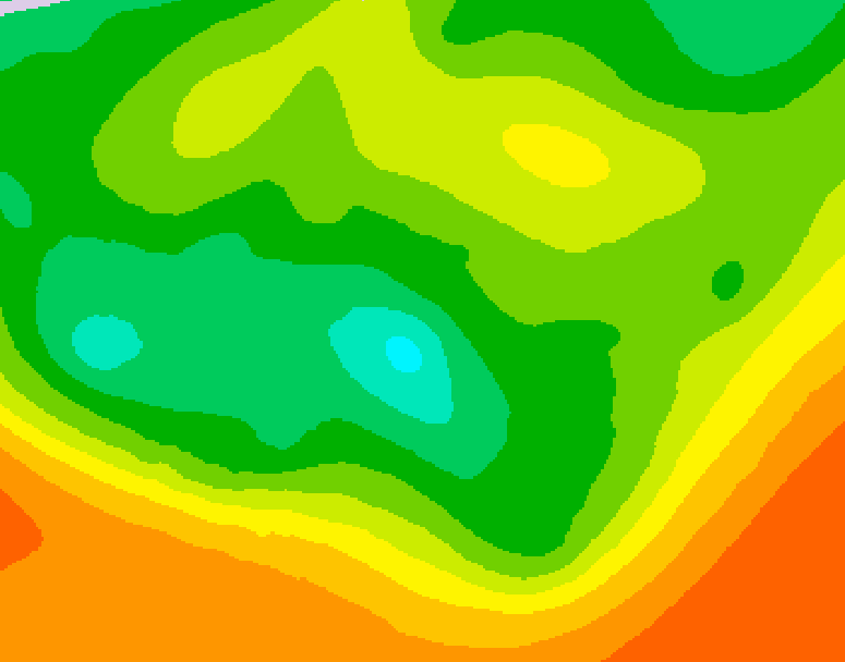 GDPS 500 millibar geopotential height 192 hour forecast chart for Canada based on 2026/06/09 1200Z data