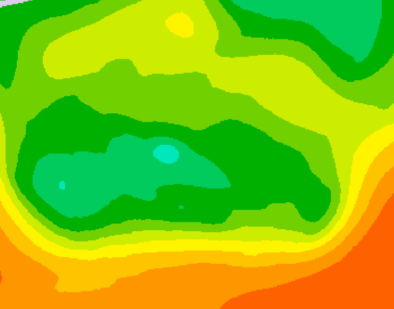 GDPS 500 millibar geopotential height 216 hour forecast chart for Canada based on 2026/06/09 1200Z data