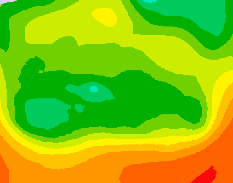 GDPS 500 millibar geopotential height 222 hour forecast chart for Canada based on 2026/06/09 1200Z data