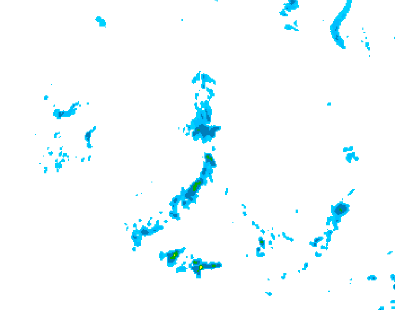 GDPS precipitation 060 hour forecast chart for Canada based on 2026/06/09 0000Z data