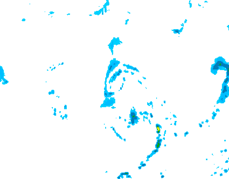 GDPS precipitation 090 hour forecast chart for Canada based on 2026/06/09 0000Z data