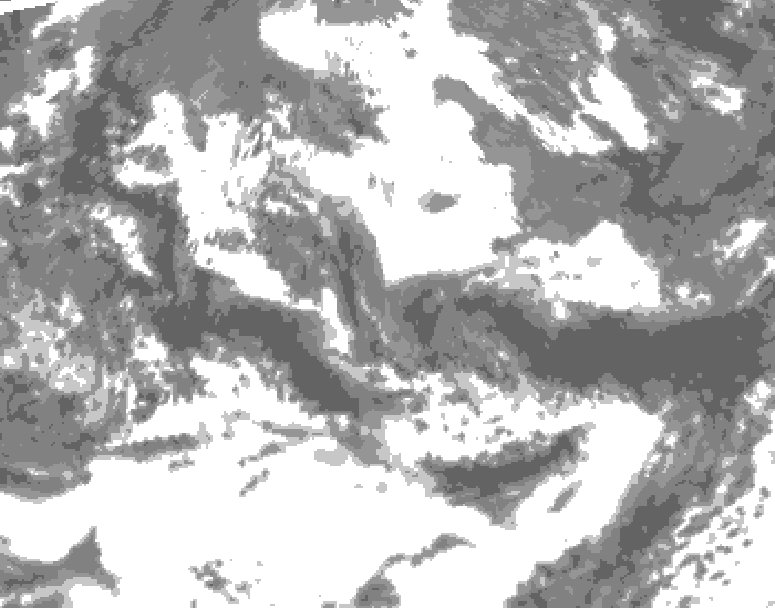 GDPS total cloud 210 hour forecast chart for Canada based on 2026/06/09 0000Z data