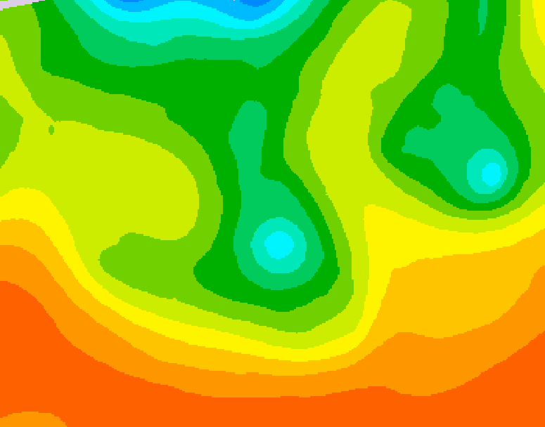 GDPS 500 millibar geopotential height 066 hour forecast chart for Canada based on 2026/06/10 0000Z data