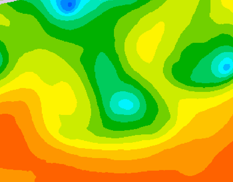 GDPS 500 millibar geopotential height 084 hour forecast chart for Canada based on 2026/06/10 0000Z data
