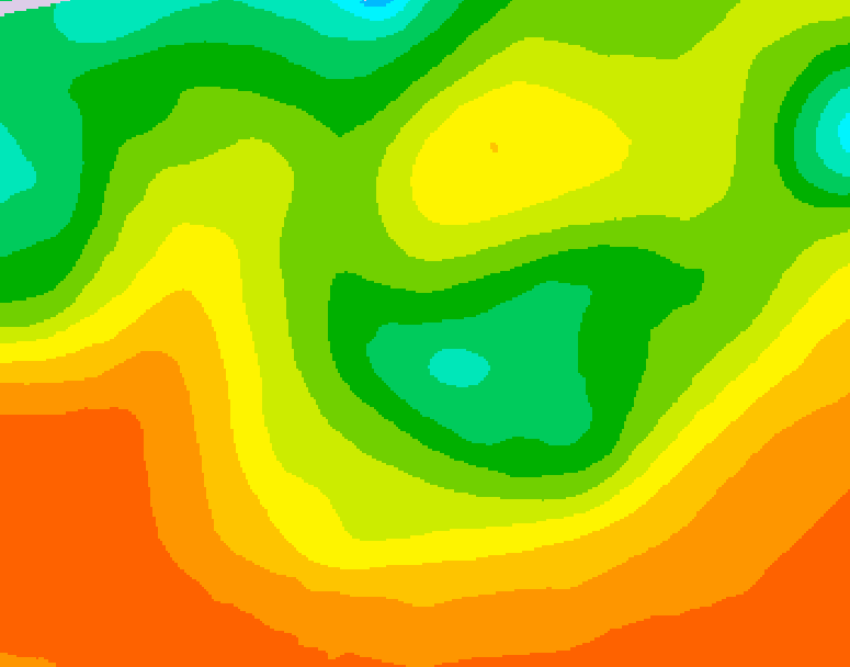 GDPS 500 millibar geopotential height 120 hour forecast chart for Canada based on 2026/06/10 0000Z data