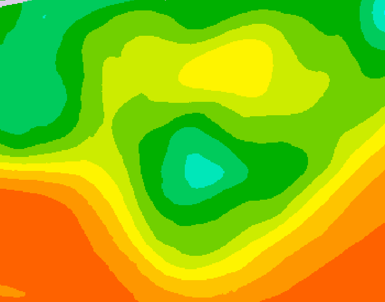 GDPS 500 millibar geopotential height 144 hour forecast chart for Canada based on 2026/06/10 0000Z data