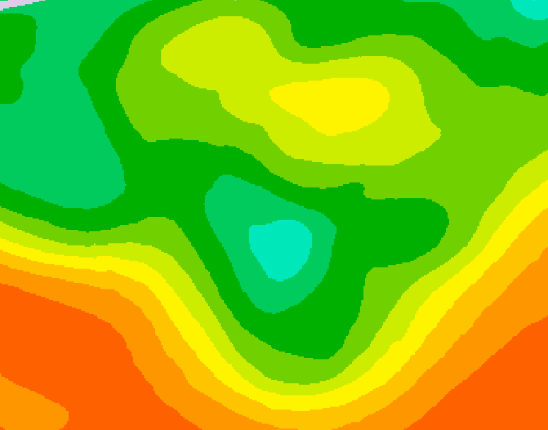 GDPS 500 millibar geopotential height 156 hour forecast chart for Canada based on 2026/06/10 0000Z data