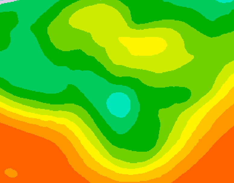 GDPS 500 millibar geopotential height 162 hour forecast chart for Canada based on 2026/06/10 0000Z data