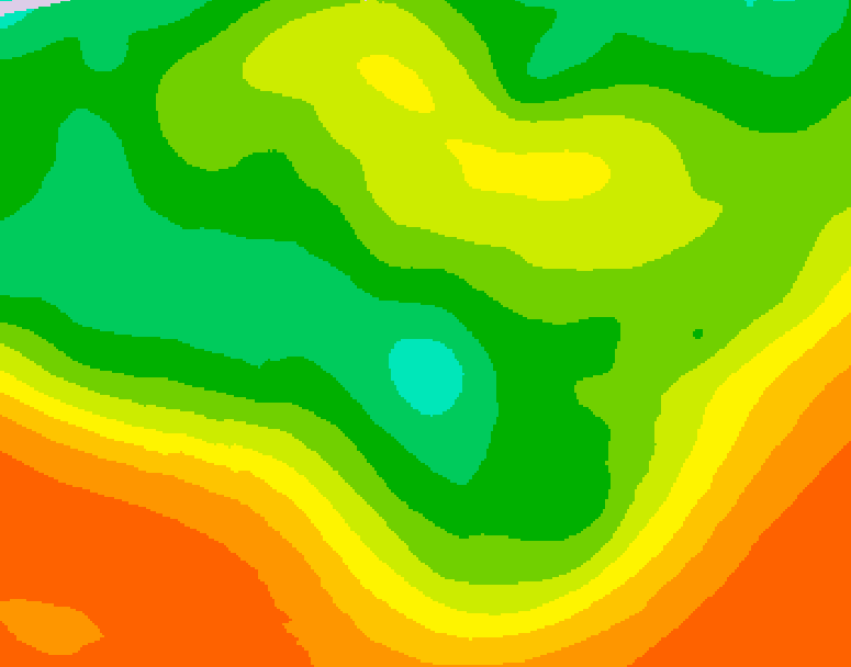 GDPS 500 millibar geopotential height 168 hour forecast chart for Canada based on 2026/06/10 0000Z data