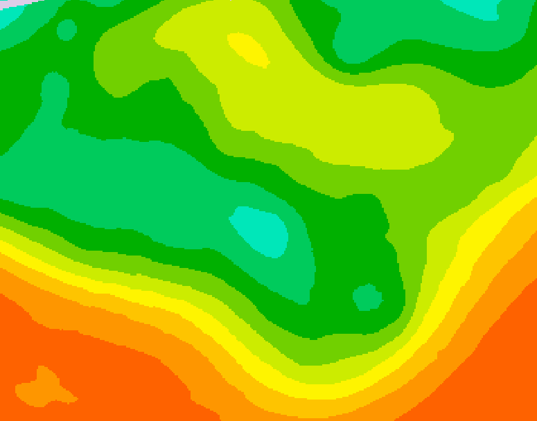 GDPS 500 millibar geopotential height 174 hour forecast chart for Canada based on 2026/06/10 0000Z data