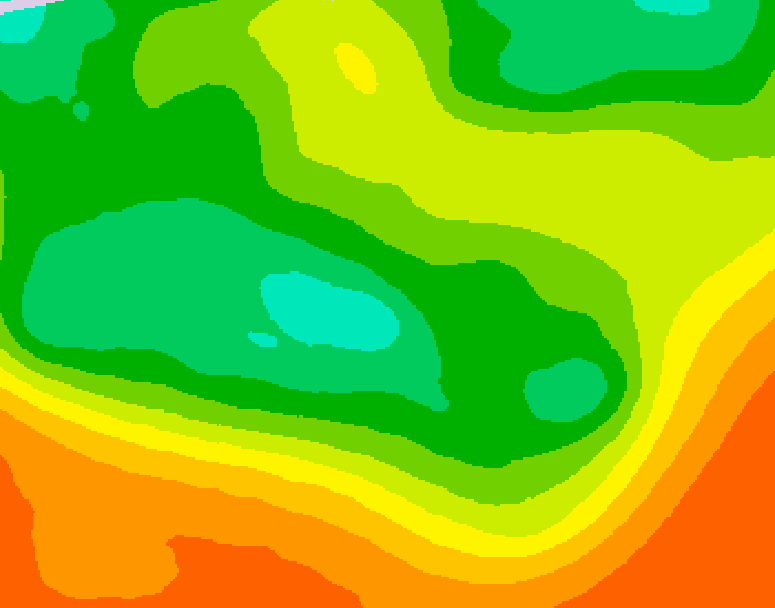 GDPS 500 millibar geopotential height 186 hour forecast chart for Canada based on 2026/06/10 0000Z data