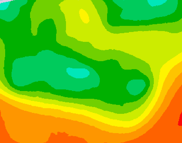 GDPS 500 millibar geopotential height 192 hour forecast chart for Canada based on 2026/06/10 0000Z data