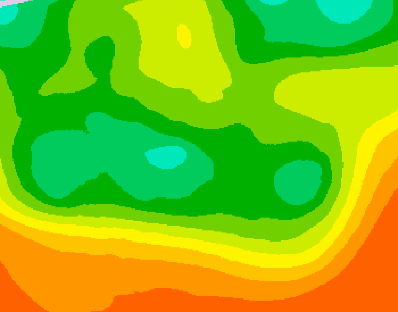 GDPS 500 millibar geopotential height 198 hour forecast chart for Canada based on 2026/06/10 0000Z data