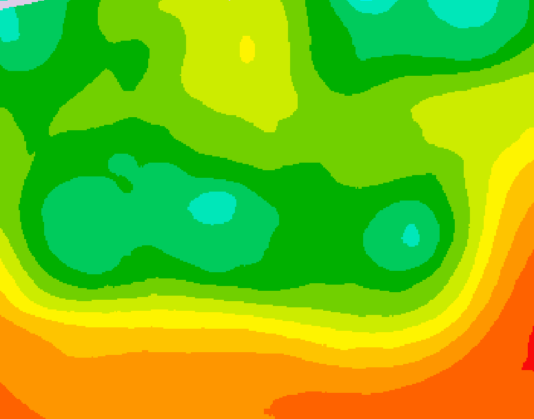 GDPS 500 millibar geopotential height 204 hour forecast chart for Canada based on 2026/06/10 0000Z data