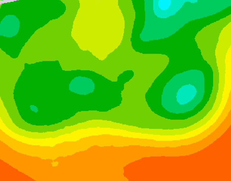 GDPS 500 millibar geopotential height 222 hour forecast chart for Canada based on 2026/06/10 0000Z data