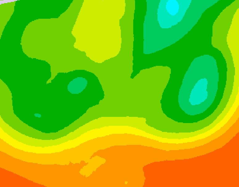 GDPS 500 millibar geopotential height 234 hour forecast chart for Canada based on 2026/06/10 0000Z data