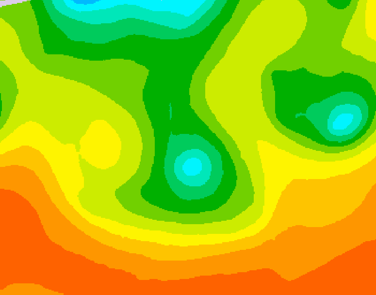 GDPS 500 millibar geopotential height 060 hour forecast chart for Canada based on 2026/06/10 1200Z data
