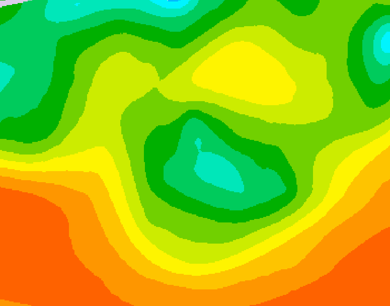 GDPS 500 millibar geopotential height 120 hour forecast chart for Canada based on 2026/06/10 1200Z data
