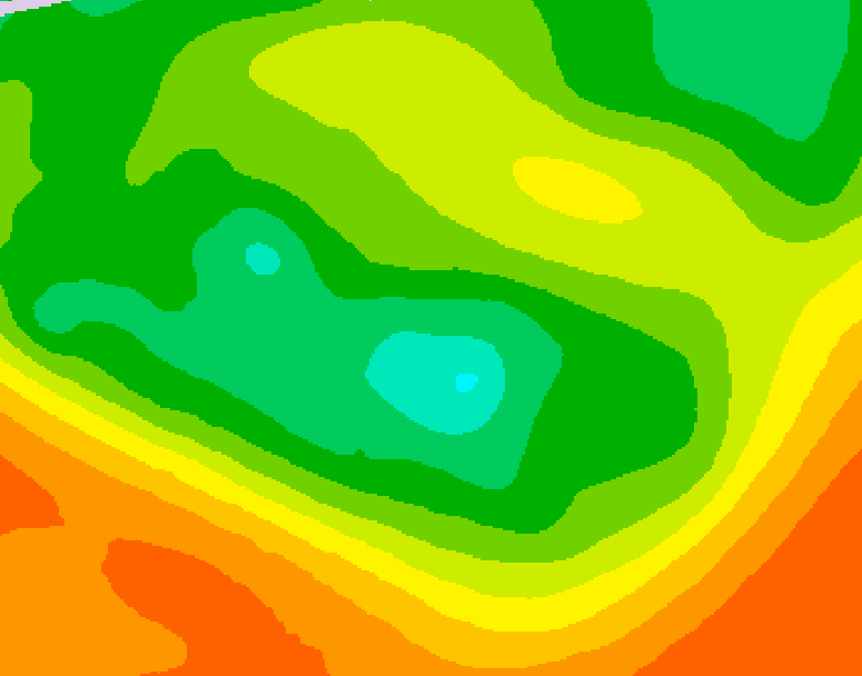 GDPS 500 millibar geopotential height 168 hour forecast chart for Canada based on 2026/06/10 1200Z data