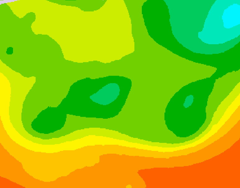 GDPS 500 millibar geopotential height 216 hour forecast chart for Canada based on 2026/06/10 1200Z data