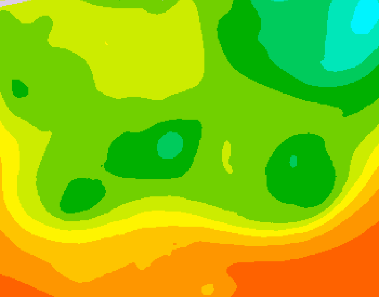 GDPS 500 millibar geopotential height 222 hour forecast chart for Canada based on 2026/06/10 1200Z data