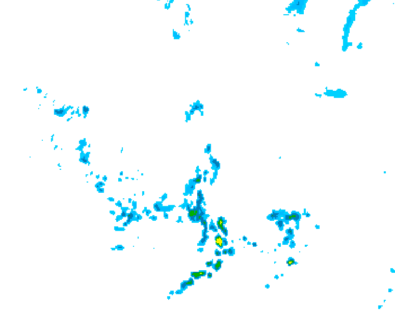 GDPS precipitation 024 hour forecast chart for Canada based on 2026/06/10 0000Z data