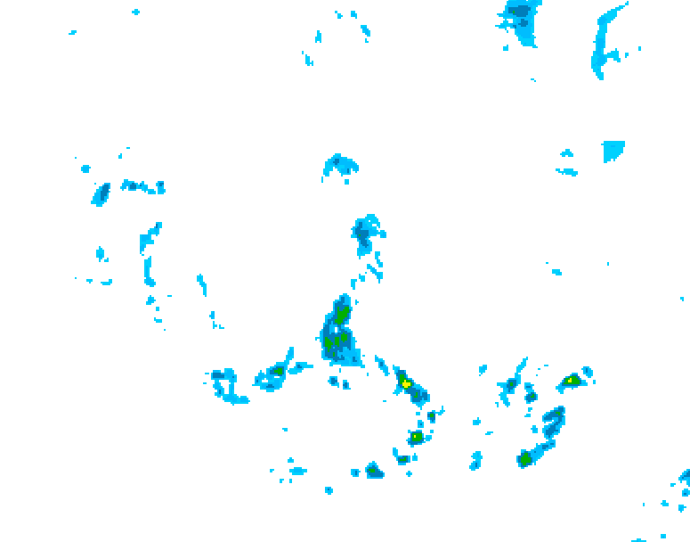 GDPS precipitation 030 hour forecast chart for Canada based on 2026/06/10 0000Z data