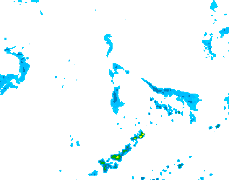 GDPS precipitation 096 hour forecast chart for Canada based on 2026/06/10 0000Z data