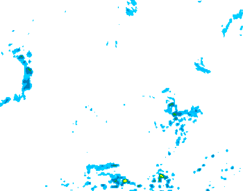 GDPS precipitation 120 hour forecast chart for Canada based on 2026/06/10 0000Z data