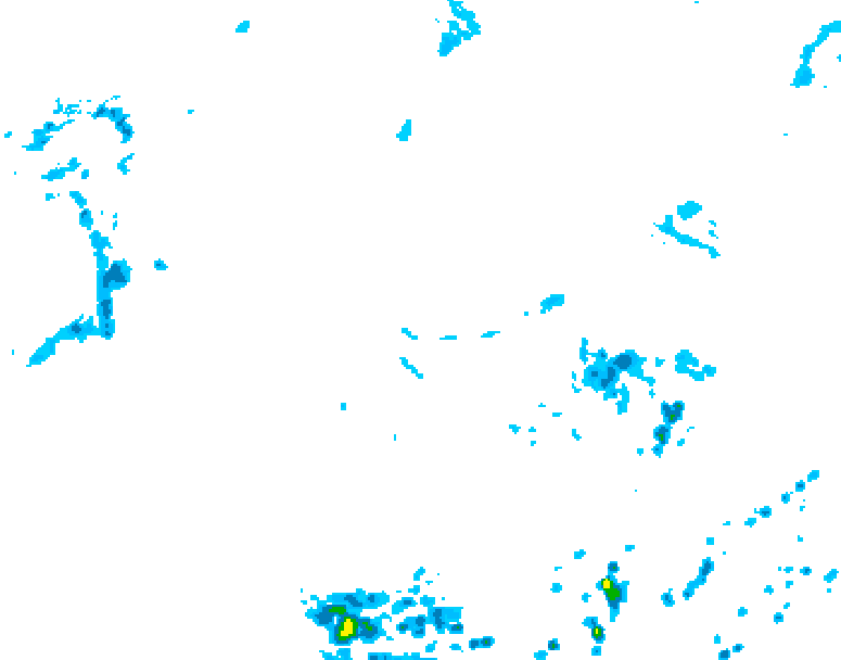 GDPS precipitation 126 hour forecast chart for Canada based on 2026/06/10 0000Z data