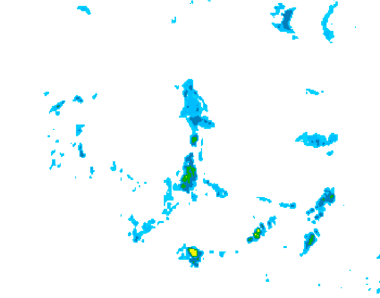GDPS precipitation 024 hour forecast chart for Canada based on 2026/06/10 1200Z data