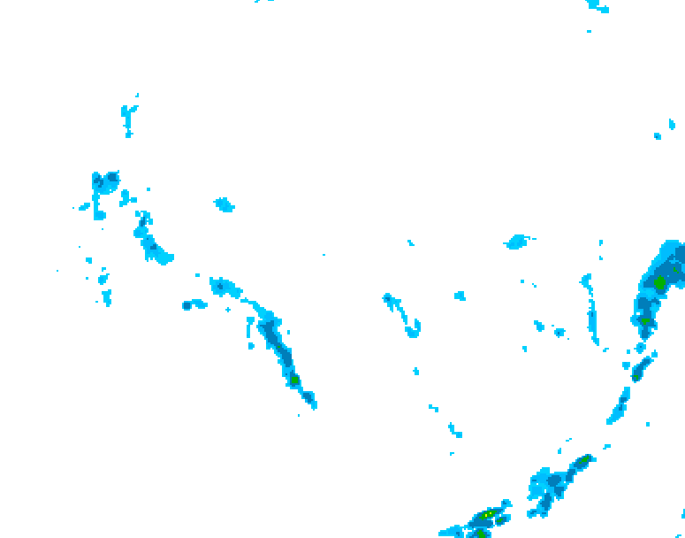 GDPS precipitation 168 hour forecast chart for Canada based on 2026/06/10 1200Z data
