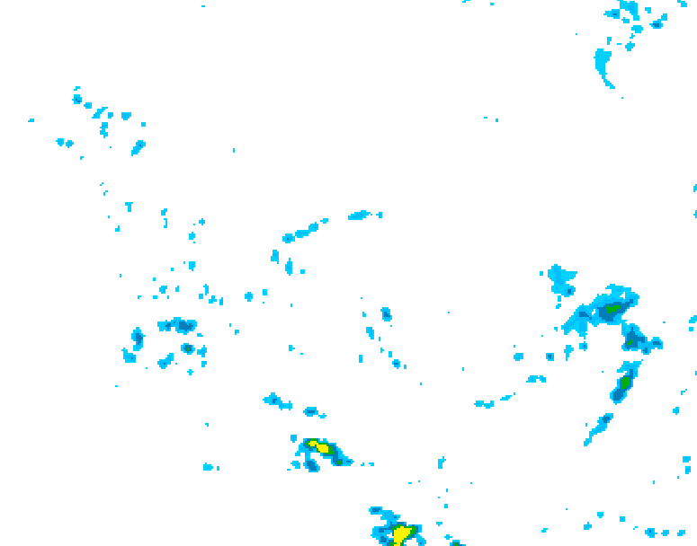 GDPS precipitation 222 hour forecast chart for Canada based on 2026/06/10 1200Z data