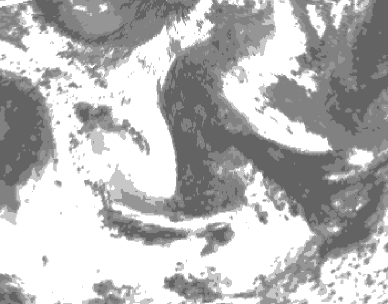 GDPS total cloud 084 hour forecast chart for Canada based on 2026/06/10 0000Z data