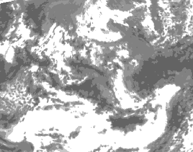 GDPS total cloud 204 hour forecast chart for Canada based on 2026/06/10 0000Z data